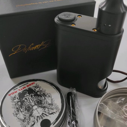 Defiant Designs DS dual parallel mechanical squonk mod new with Cthulhu 1928 MTL RDA