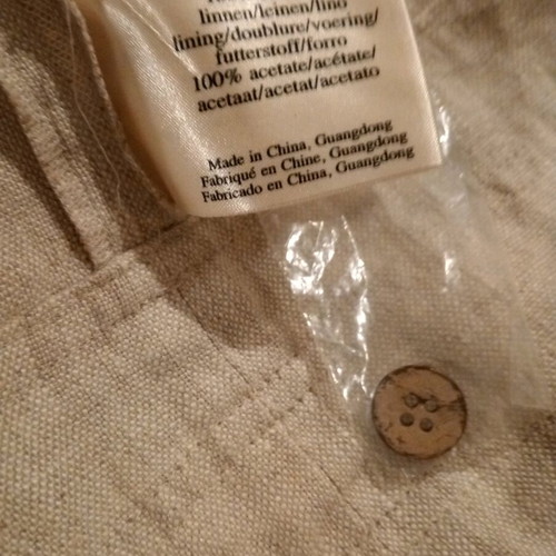 Laura Ashley long skirt 100% linen new beige