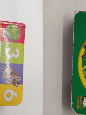 Baby books used, educational numbers and animal story