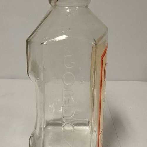 Vintage Gordon's Vodka bottle used, half gallon capacity