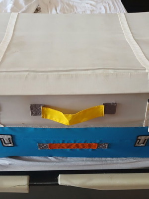 Ikea storage box used, dimensions 60x35x27 cm