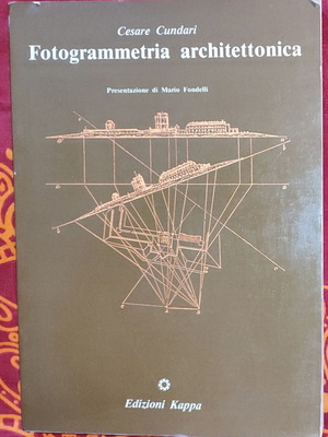 Fotogrammetria architettonica book like new, Italian edition 1983