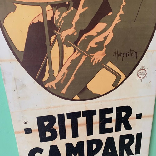 Διαφημιστικός πίνακας Campari μεταχειρισμένος, bar 50x1,10 cm
