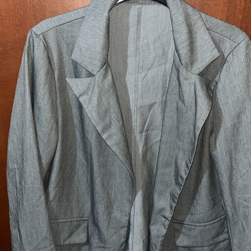 Shein grey suit set blazer and pants, XS