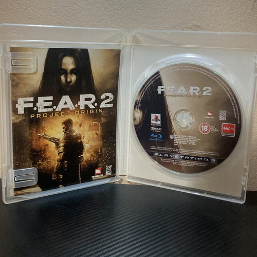 F.E.A.R. 2 PS3 game used, full set with minor scratches