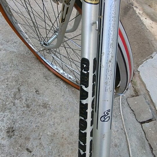 Vintage Chamonix bicycle used, silver