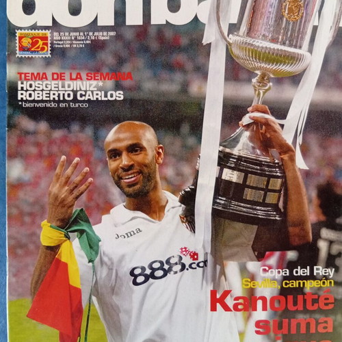 Don Balon magazine issue 25 1/7/2007 like new with Sevilla cup poster