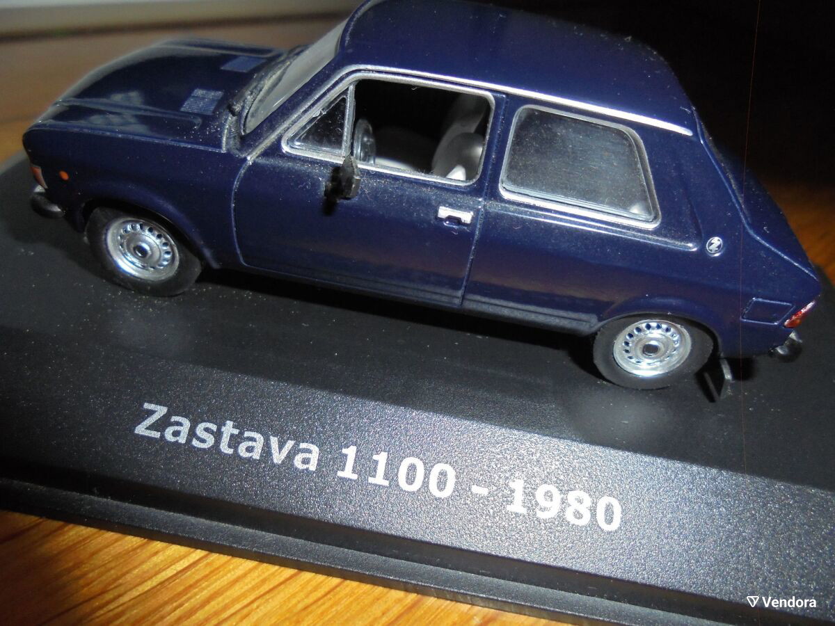Modèle Réduit Voiture Zastava 1100 - Échelle 1/43 - Année 1980 - Die-cast Hachette - Neuf