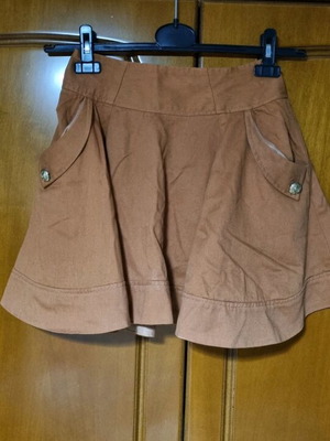 ASOS skirt brown - tan with high waist, like new