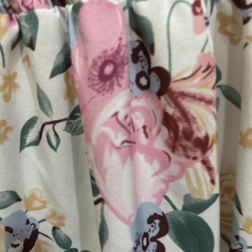 Maxi dress 5XL floral pastel, new