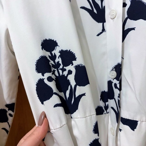 Shein white shirt dress with dark blue -  7,00 - Vendora.bg