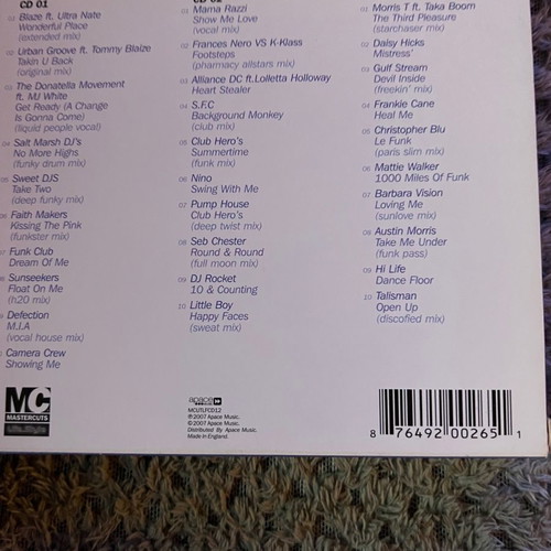 MC Lifestyle Funky House Compilation 3 CD Boxset used