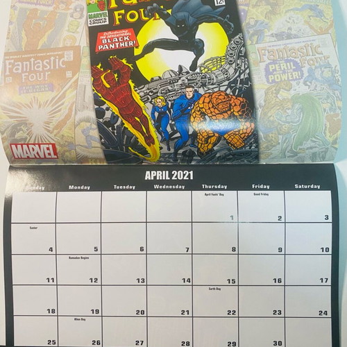 Fantastic Four calendar 2021 like new