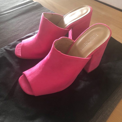 Public Desire Mules 36 like new, fuchsia