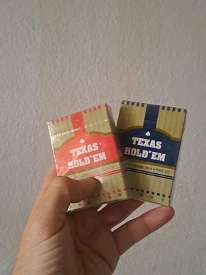 Texas Holdem collectible cards new, pack