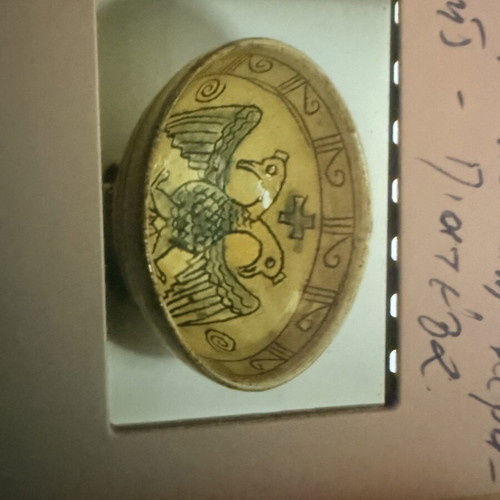 Collectible slides with Byzantine icons, church relics and traditional ceramics, like new