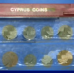  Παλιά Κυπριακά νομίσματα πριν τα ευρώ . Σετ από 8 νομίσματα .