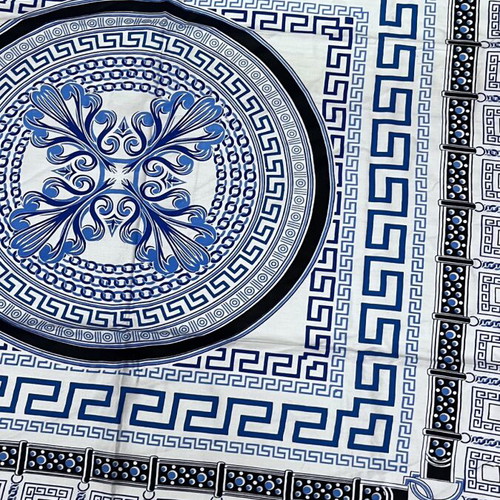 Large pareo with meander, 100% viscose