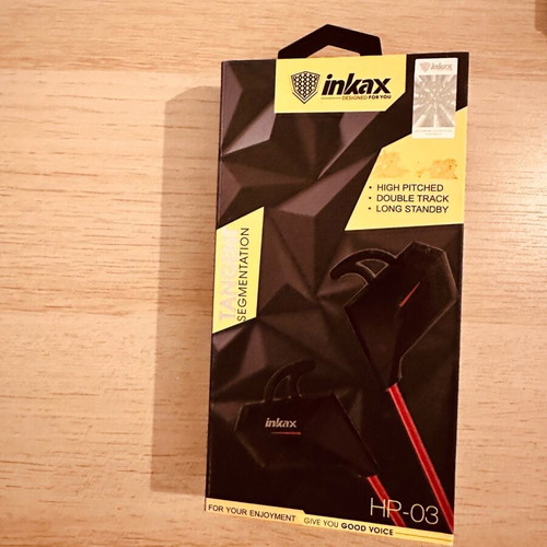 Inkax HP-03 Bluetooth Handsfree Black-Red like new