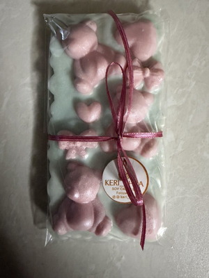 Soy Candle Chocolate with Designs new