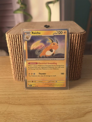 Raichu Pokemon card in excellent condition