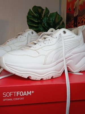 Γυναικεία Sneakers Λευκά- Puma Cilia Wedge