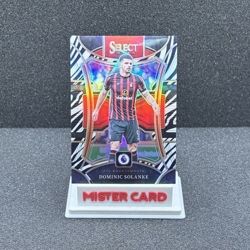 2023-24 Panini Select Premier League Dominic Solanke Zebra #101 Bournemouth card