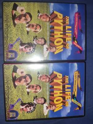 The Life of Python DVD volumes 1 & 2 used with Greek subtitles