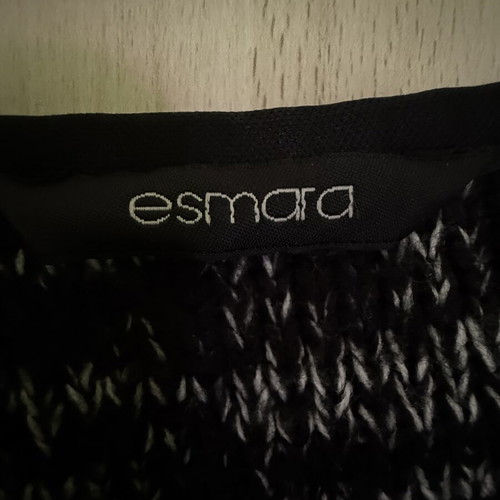 Esmara knitted cardigan like new, black and white, size M