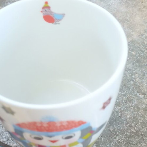 Owl Mug new, porcelain