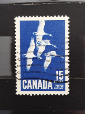 Γραμματόσημο Canada 1963 με μεταχειρισμένη εικόνα Canada Goose