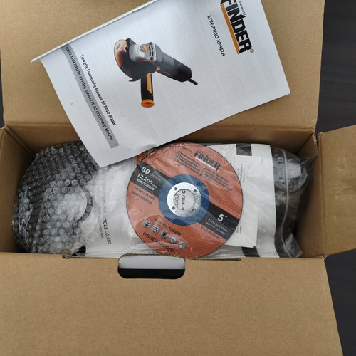 Angle Grinder 800W and 18V Cordless Drill Set like new