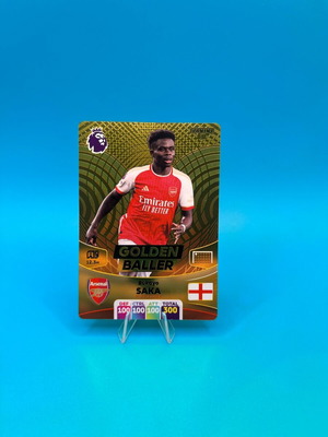 Κάρτα Premier League Adrenalyn 2024 Golden Baller Saka καινούργιο
