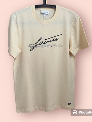 Lacoste men's t-shirt small new, yellow