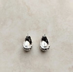 Zara silver drop chunky statement earrings like new