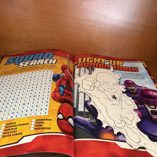 Marvel Superhero Squad Pedigree sticker album