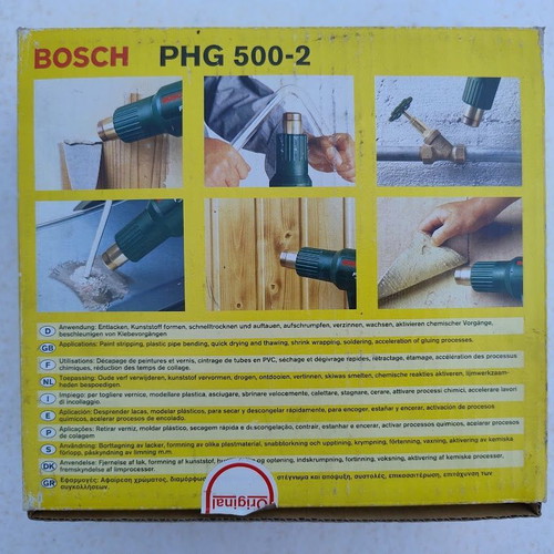 Bosch PHG 500-2 Heat Gun used, 300 and 500 degrees Celsius