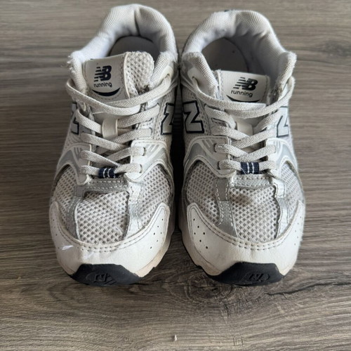 New Balance 530 Athletic Shoes used, size 31, white
