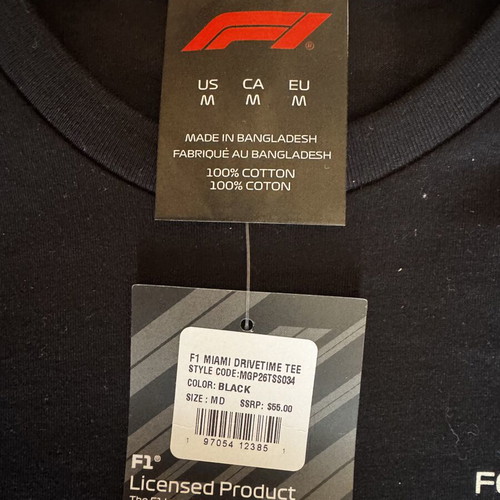 Formula 1 T-shirt new, official Miami Grand Prix 2026
