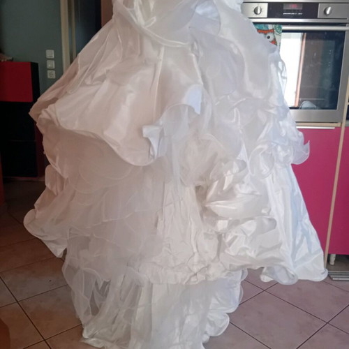Wedding dress used, size S / 36 / 8, in good condition