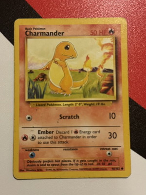 Charmander Base Set 46/102 Pokemon card