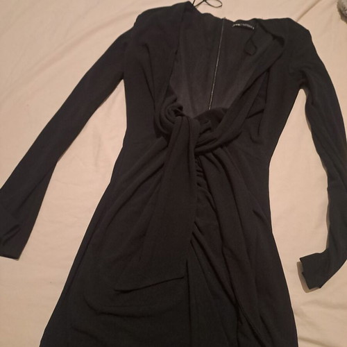 zara black tie dress ZARA MAXI DRESS main image 0