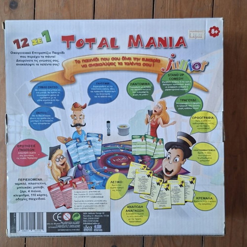 Total Mania Junior board game new, family game for ages 8+