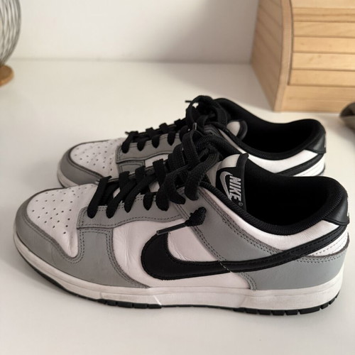 Nike Dunk Low sneakers size 42 used, white and grey