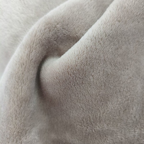 Fleece blankets set of 2 used, beige and pudra, 160x180 cm each