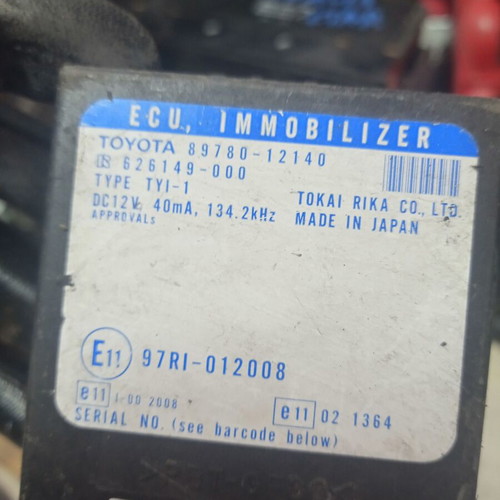 Immobilizer used for Toyota Corolla sedan E15