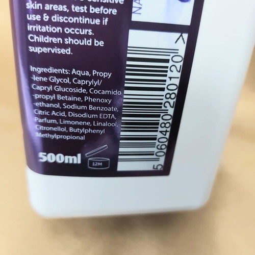 Nilaqua Body Wash 500ml – Waterless Body Cleanser