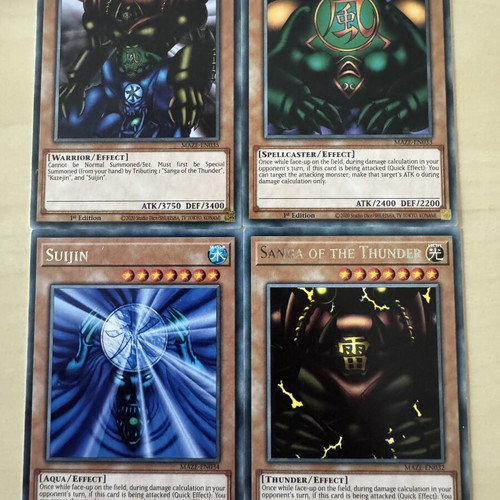 Gate Guardian First Edition Combo Yu-Gi-Oh! cards