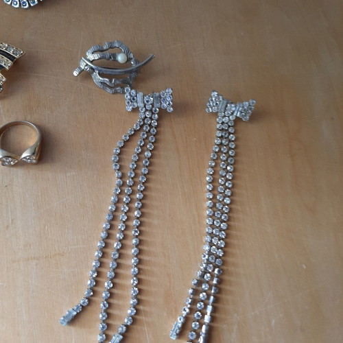 Vintage Atelier jewelry set used, colorful, 60s-70s