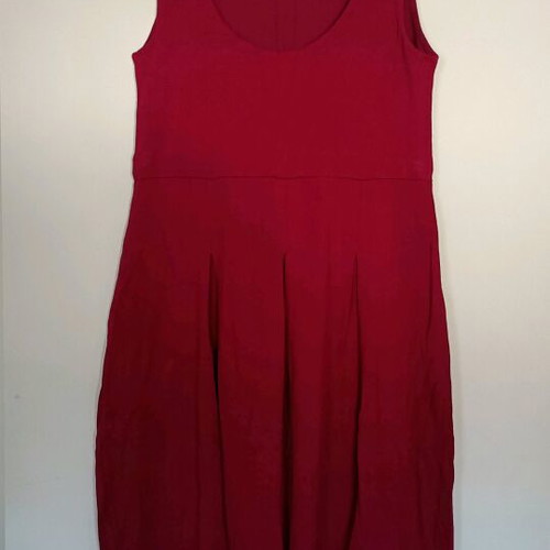 Balloon dress like new, midi in fuchsia magenta color Be You